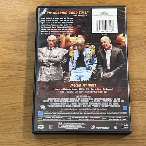 RED (DVD, 2010) Bruce Willis, Helen Mirren, John Malkovich, Morgan Freeman — - 第 2/2 張圖片
