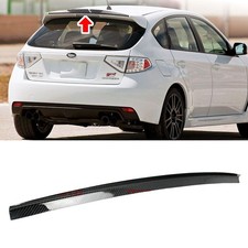 Carbon 2008-2011 For Impreza Wrx Sti 5drs Wagon Rear Gurney Flap Trunk Spoiler