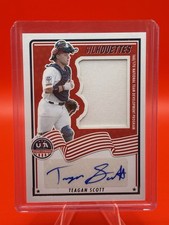2025 Panini Stars & Stripes USA BB Game USED Jersey AUTO TEAGAN SCOTT 125/199