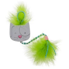 Interactive Electronic Cat Teaser Wand Toy with Feathers and Raffia for Indoor