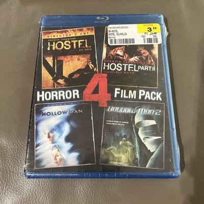 HOLLOW MAN 1 & 2- Hostel 1 & 2: Double Double Horror - 4 Films- NEW BLU RAY