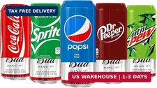 Silicone Can Covers - 5 Pack 12 oz 355ml , Reusable Durable Soda Can Cover, F