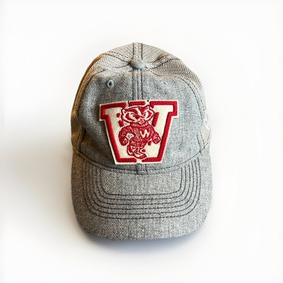 Heritage Hall Vintage Headwear Collage Vault Adidas Hat Cap Wisconsin Badgers