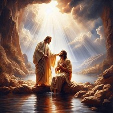 5D Jesus Diamond Art Kits for Adults, Full Drill Religious Diamond Painting Kits