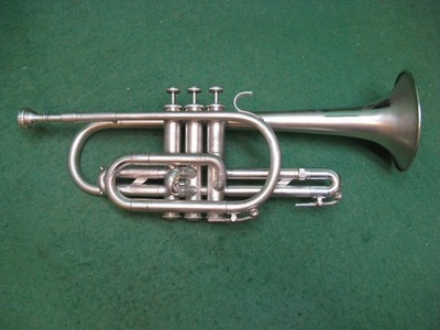 Holton Super Collegiate Silver Cornet 1955 - Reconditioned - Case