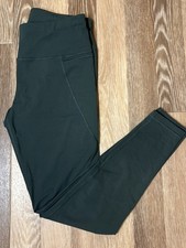 Sweaty Betty Power Women's Hunter Green Fitness Workout Leggings Size M