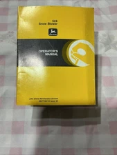 John Deere 524 Walk Behind Snow Blower Operators Manual OM-TY20710