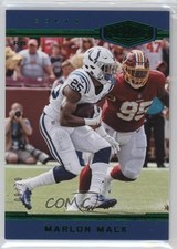 2018 Panini Plates & Patches Green 9/20 Marlon Mack #80 2a8