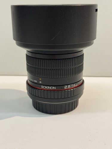 Rokinon 14mm f2.8 ED IF AS UMC Lens Canon EF #476