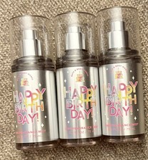 3 BATH BODY WORKS HAPPY BIRTHDAY FRAGRANCE MIST SPRAY TRAVEL VANILLA BUTTERCREAM