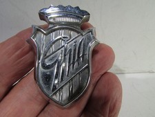 Vintage Ford Mustang Ghia Shield Emblem Badge 2 14 Chrome 1976 1977
