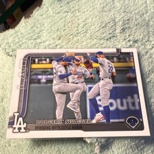 Topps 2025 Series 1 Pages Kiermaier Hernandez Dodgers' Swagger #255