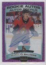 2019-20 O-Pee-Chee Platinum Rookie Autos Violet Pixels Rudolfs Balcers Auto 2ti