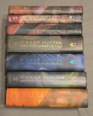 Harry Potter Complete Hardcover Set Books 1-7 Set First Edition (J.K. Rowling)