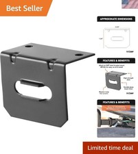 Secure Steel Trailer Wiring Harness Bracket For Standard 4-way Flat Connectors