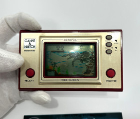 Nintendo OC-22 Octopus Game & Watch Wide Screen Vintage Tested Used From Japan