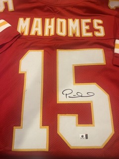 PATRICK MAHOMES SIGNED KANSAS CITY CHIEFS