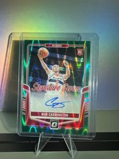 2024-25 Panini Donruss Optic Bub Carrington Signature Series RC Auto /35