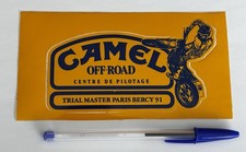 Autocollant Moto Camel Off-road Centre De Pilotage Trial Master Paris Bercy 91