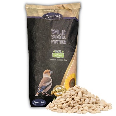 25 kg Erdnusskerne ganze und halbe blanchiert Erdnüsse Vogelfutter Lyra Pet 