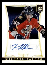 2013 SELECT MICHAEL CARUSO 221 NRMT-MT RC AUTOGRAPH PRIZMS 47/99 PANTHERS
