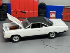 1969 69 Plymouth Gtx White 440 V8 Opening Hood 164 Scale Mopar