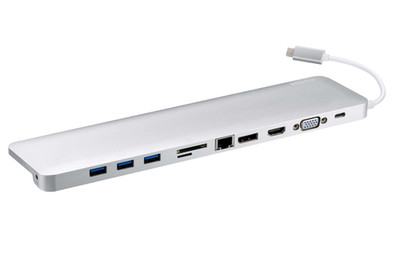 aten UH3234 USB-C Multiport Dockingstation PC mit Power Pass-Through