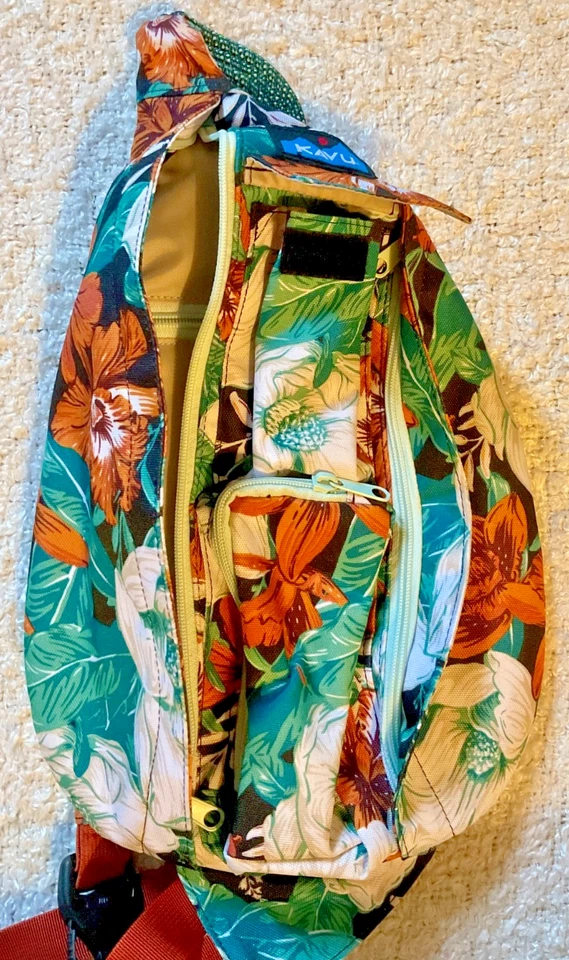 Bolso Bandolera Kavu Flutterfly Cuerda Monarca Mariposa Senderismo Bandolera 10L Foto 2 de 4