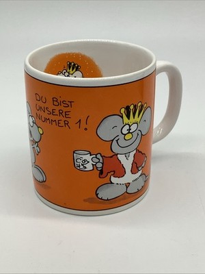 THOMAS GOLETZ DIDDL German Coffee Cup Mug ''Du Bist Unsere Nummer 1!''