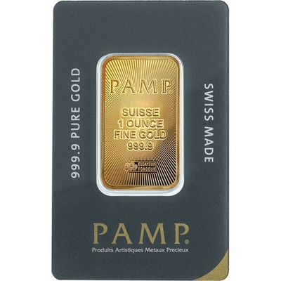 PAMP 1g 純金 Lady Fortuna™ Gold Minted Bar - 1g | PAMP