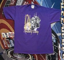 Vintage Kentucky Derby Shirt Large 124th Churchill Downs 1998 90s USA Purple