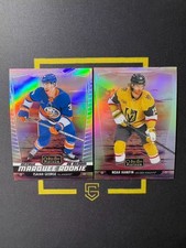 2024-25 O-Pee-Chee Platinum Sunset George,Hanifin 2 Cards Lot FCMD