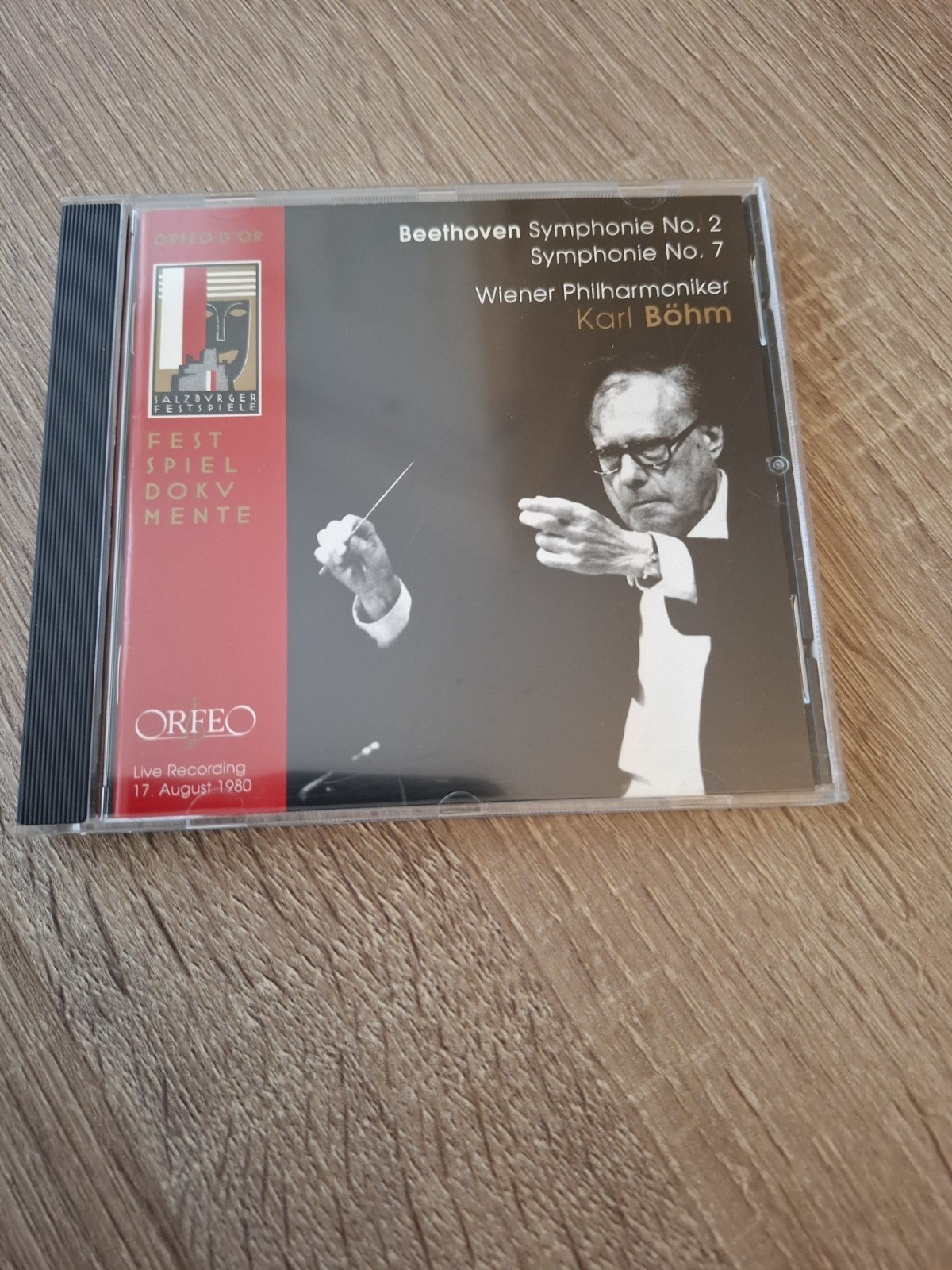 Karl Bohm Conducts Ludwig Van Beethoven Symphony Nos. 2 & 7 CD: Orfeo