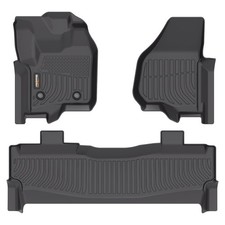 Binmotor-Floor Mats for 2012-2016 Ford F250/F350/F450/F55 Super Duty Crew Ca...