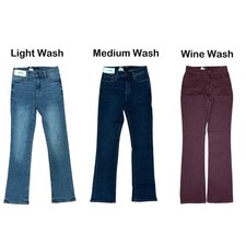 Express Women's Mid-Rise Comfy Stretch Bootcut 5 Pocket Jean