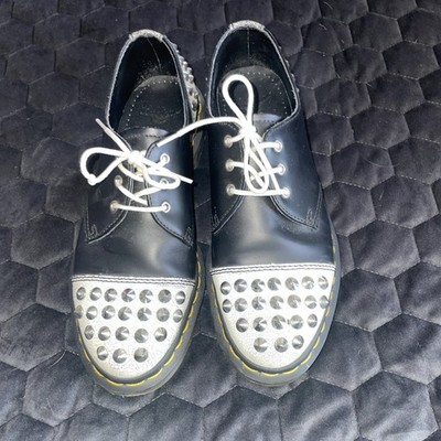 DR. MARTENS BAXTER 1461 ''VERY RARE'' STUDDED PANEL SHOE UK 5 DOC Martens! NWOB