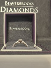 18ct White and Rose Gold Diamond Solitaire Engagement Ring  2.8g  0.20 Carat