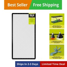 Fresh Air Screen Cover, Secure and Durable Metal Mesh Cover for Reptile Terra...