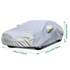 Fleece Lining Full Cover Rain UV Protection W/Zipper For Benz  CLS-Class