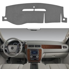 SPEEDWOW Dash Cover Mat for 07-14 Chevy Silverado Tahoe Suburban GMC Sierra Yuko
