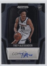 2024-25 Panini Prizm Black Rookie Signatures Trey Alexander #RS-ALX Auto 1d4