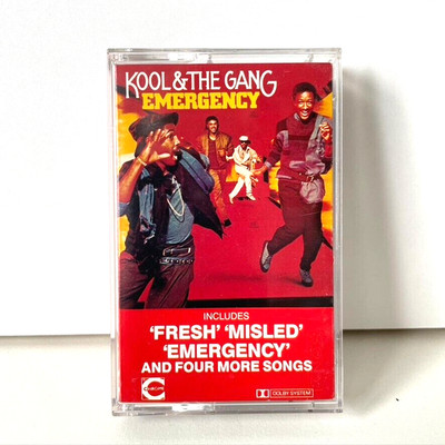 Kool & The Gang Emergency Music Cassette 1984 Album inc. 'Fresh' + 'Cherish'