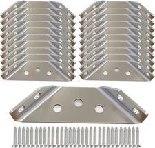 Universal Stainless Steel Furniture Corner Connector Heavy Duty Corner Bracket,2