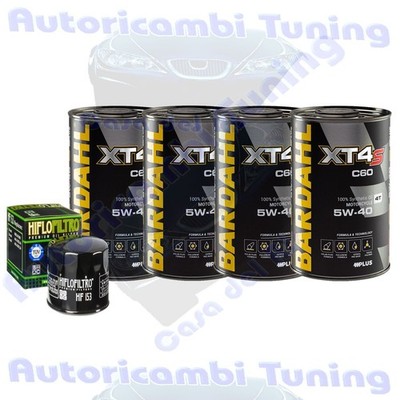 Wartungsset Öl Bardahl XT4S 5W40 + Filter Für Bimota 1078 DBX 2012>2015