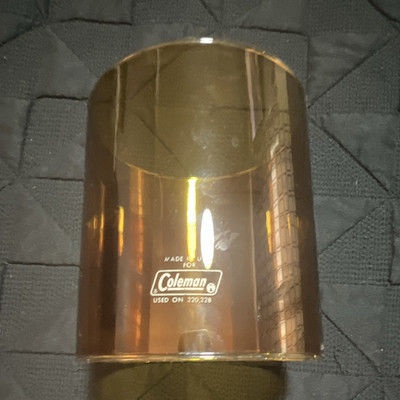 Coleman Amber Glass Lantern Globe Shade, Fits Models 220 & 228