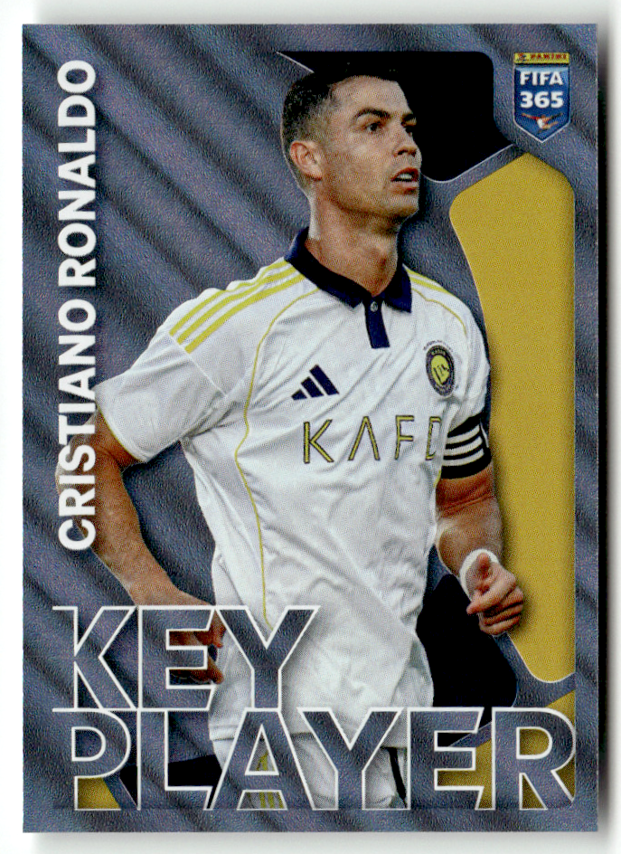 Panini FIFA 365 2026 Sticker No. 435 Cristiano Ronaldo Key Player