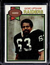 1979 Topps #260 Gene Upshaw Oakland Raiders (HOF) EX/EX-MINT (dent on edge)