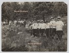 Vintage 1910-20s Girl Guides in Skirts & Neckerchiefs Head Out On A Hike Photo — photo 1