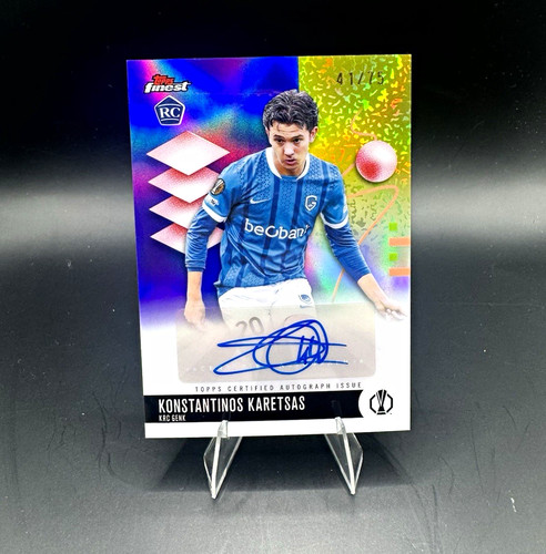 Topps Finest UEFA Club Competitions 2025/26 Karetsas Rookie Auto #BA-KK /75