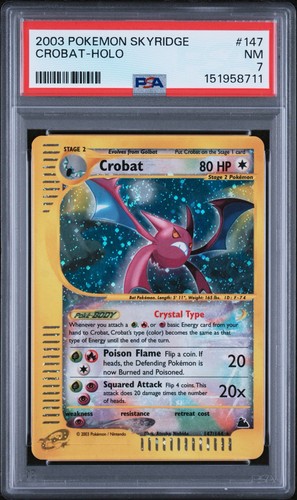Crobat graded PSA 7 for sale on eBay